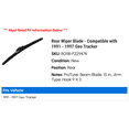 thumbnail image 2 of Rear Wiper Blade - Compatible with 1991 - 1997 Geo Tracker 1992 1993 1994 1995 1996, 2 of 2