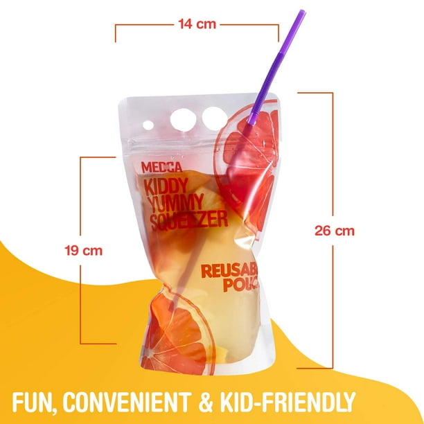 Resealable pouches for drinks hotsell