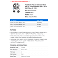 thumbnail image 2 of Front Brake Pad and Rotor and Wheel Hub Kit - Compatible with 2007 - 2014 GMC Yukon XL 1500 2008 2009 2010 2011 2012 2013, 2 of 2