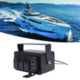thumbnail image 1 of 3 Gang Rocker Switch Panel Water Proof Toggle Switch with PD Type C and QC3.0 USB  Voltmeter for Car Trucks Boats, 1 of 7