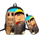 thumbnail image 4 of Roblox-Bolso de hombro estampado de dos piezas, mochila a todo color, bolsa de estudiante con cremallera, gran capacidad, regalo de cumpleaños para niños, 4 of 4
