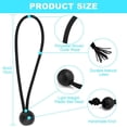 thumbnail image 3 of Ball Bungee Cords 6 Inch, 50 Pcs Heavy Duty Bungee Balls, Tarp Bungee with Balls, Black High Elastic Stretch Ball Bungee Ties Tarp Canopy Tie Down for Shelter, Tent Poles, Camping, Cargo, 3 of 5