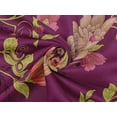 thumbnail image 6 of oneOone Rayon Dark Magenta Fabric Leaves & Flowers Floral Diy Clothing Quilting Fabric Print Fabric By Yard 56 Inch Wide, 6 of 6