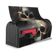 thumbnail image 3 of Yiaed Gold Pattern Skull Print Mailbox Covers, Magnetic Mailbox Cover, Mail Box Covers for Garden Outdoor Decor Box Covers-21x18 in, 3 of 8