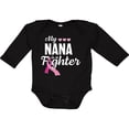 thumbnail image 3 of Inktastic Breast Cancer Awareness My Nana is a Fighter Boys or Girls Long Sleeve Baby Bodysuit, 3 of 5