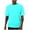#Mint Green, variant on DPTALR Men's Solid Color Loose Stretchy Round-Neck Short Sleeve Casual Sport T-shirt,Green, XXL