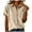 Beige, variant on Women's Casual Loose Corduroy Short Sleeve Lapel Pocket Button-Front Shirt Cardigan Top - Daily Work Party Comfortable Wear