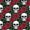 Red Green, variant on Castle Fairy Vintage Gothic Skull Twin Sheets 3pcs,Deep Red Rose Bone Bedding,Ivory Red Black,1 Fitted Sheet,1 Flat Sheet and 1 Pillowcase