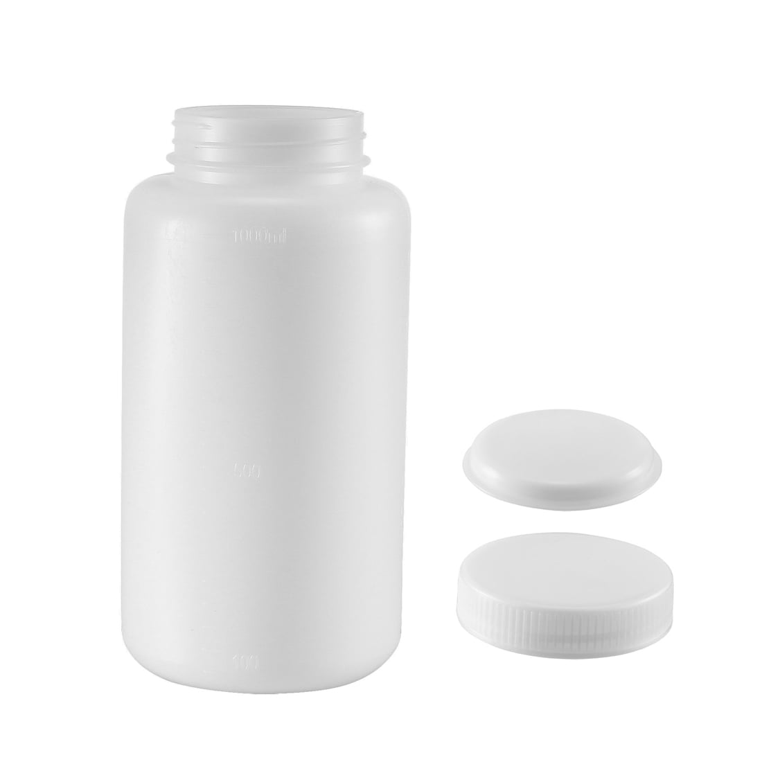 Uxcell Plastic 1000ml 34 Oz Wide Mouth Reagent Bottle Walmart Com