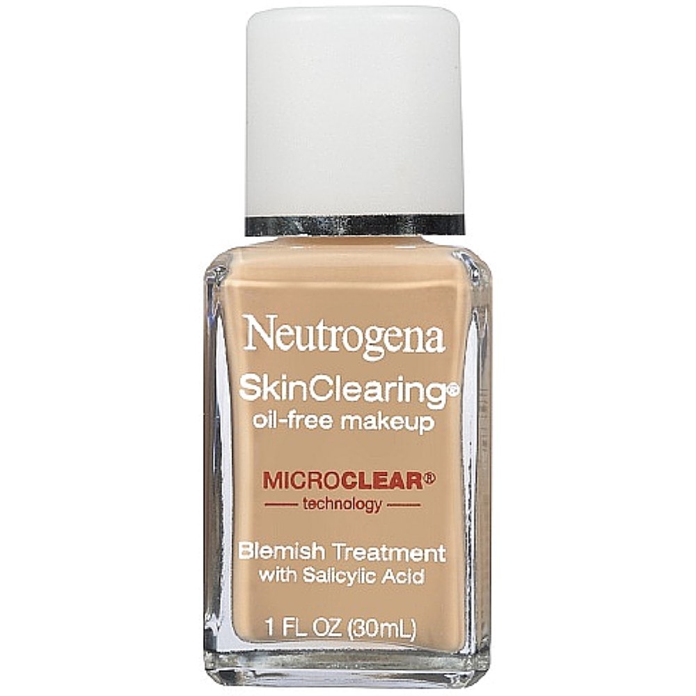 Neutrogena SkinClearing OilFree Liquid Makeup, Nude [40] 1 oz (Pack of