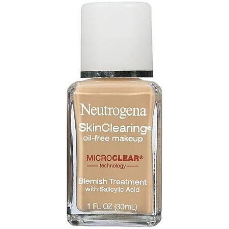 Neutrogena SkinClearing Oil-Free Liquid Makeup, Nude [40] 1 oz (Pack of (Best Makeup For African American Oily Skin)