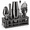 Jet Black/Black-28oz Boston Shaker, variant on Mixology Bartender Kit Bar Set | 16-piece Cocktail Shaker Martini Barware Mixing Tools For Home Bartending Incl. 35 Recipe Cards G