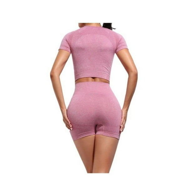 Set Deportivo Short Sports Store I Brown Talla M Rosa