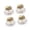 clear black letter, variant on 4 Pieces Guitar Knobs Universal Speed Control Stylish Abalone Hat Style for Electric Guitar Bass Players