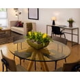 thumbnail image 4 of 16" Inch Round Glass Table Top 1/2" Thick Tempered Beveled Edge by Fab Glass and Mirror, 4 of 5