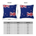 thumbnail image 3 of Decorative Throw Pillow Cover New Nz Zealand Flag Square Pillowcases Cushion for Farmhouse Home Decor 22"x22", 3 of 7