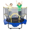 thumbnail image 1 of Trampolín VEVOR de 5 pies para niños con cierre de seguridad, red y aro, 1 of 9