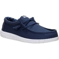 thumbnail image 5 of HEYDUDE Men Wally Stretch Canvas , Navy, 9, 5 of 6