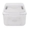 thumbnail image 1 of Rice Storage Container,Transparent Airtight Dampproof Rice Bucket Rice Storage Bins Kitchen Cereal Storage Containers Pet Food Bucket For Storage Dry Food Pet Food, 1 of 8