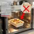 thumbnail image 4 of Bento Box,Lunch Box Set Container Leak-proof Eco-Friendly 1200 ML with Lunch Bag Cup Fork & Spoon, 4 of 7