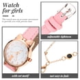 thumbnail image 2 of GOOHOCHY 1 juego de relojes y pulseras Mujeres de dibujos animados Decoraciones de brazalete de pulsera de moda para damas, 2 of 8