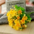 thumbnail image 1 of AURIGATE Artificial Daisies Flowers Outdoor Fake Plants White Gerber Daisy Fake Foliage Greenery Faux Plants for Graves Hanging Outside Planter Window Box Wedding Decoration, 1 of 3