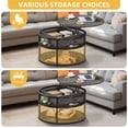 thumbnail image 2 of DWVO Modern Lift Top Coffee Table with Storage, Round Center Tables for Living Room, Home Office, Gray, 2 of 6