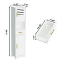 thumbnail image 4 of Narrow White - Drawer and 2 - door Storage - Bathroom - Add Multi - functional Space, 4 of 7