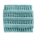 thumbnail image 5 of Ponytail Hole Beanie for Women Winter Warm Elastic Woolen Knit Hat, 5 of 5