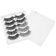 thumbnail image 1 of Ficarrico Juego de 5 pares de pestañas postizas tridimensionales, maquillaje diario, pestañas postizas gruesas y rizadas (003), 1 of 8