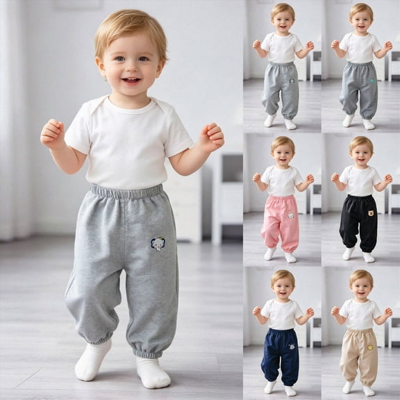 12-18 Months Toddler Boys Hiking Pants Travel Outdoor Stretch Trousers with Pockets School Pants Sweatpants Baggy Chino Pants Running Pants Green Pants