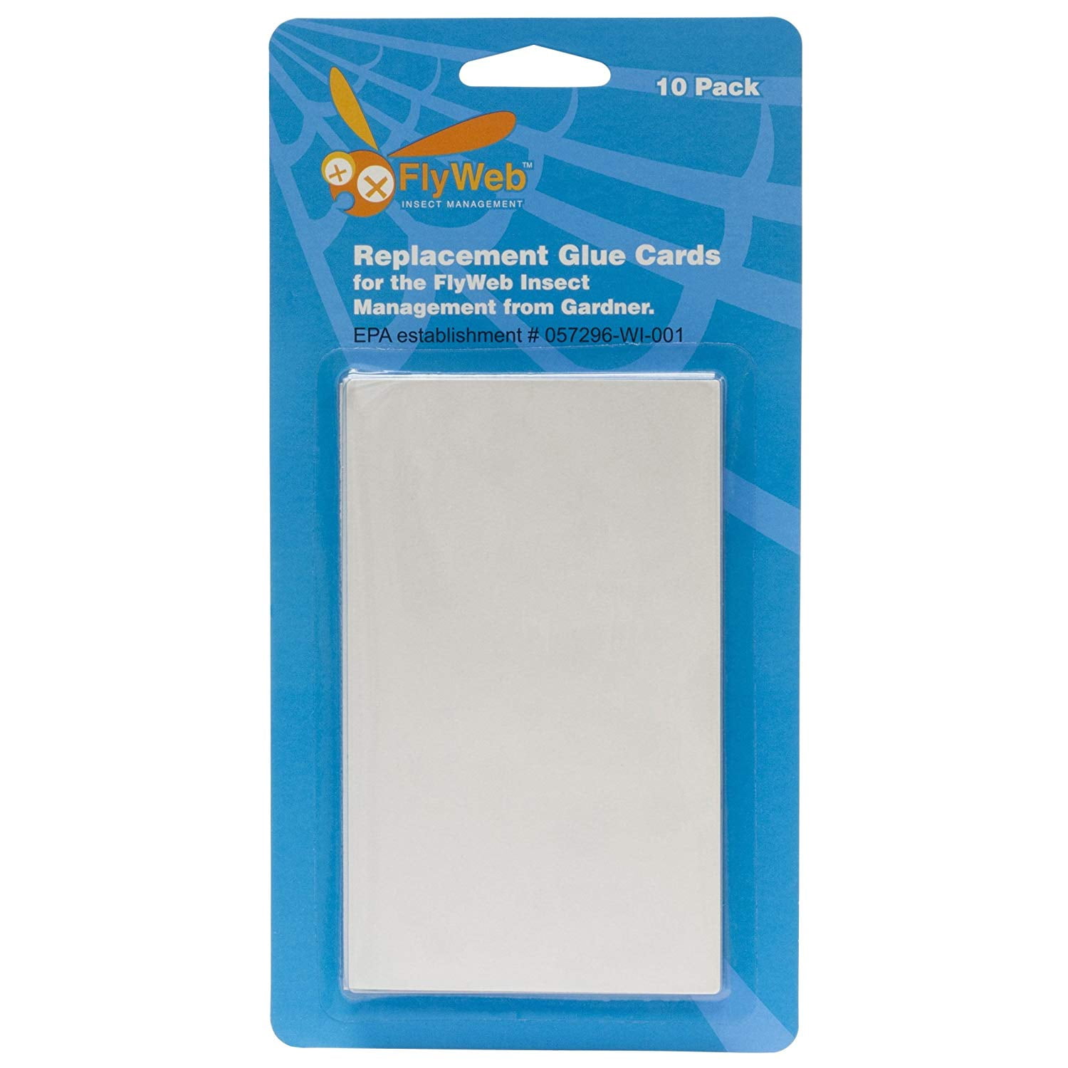 Flyweb Fly Light Glue Boards 2*(10 packs), 2 packs of 10 Fly  Glue