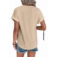 thumbnail image 2 of 1pcs Womens Short Sleeve Tops L To prevail in kind, 2 of 5