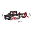 thumbnail image 1 of Crawler RC Car Dual Motors Metal Winch Con Controlador Manual para 1/8 Auto Control Remoto, 1 of 8