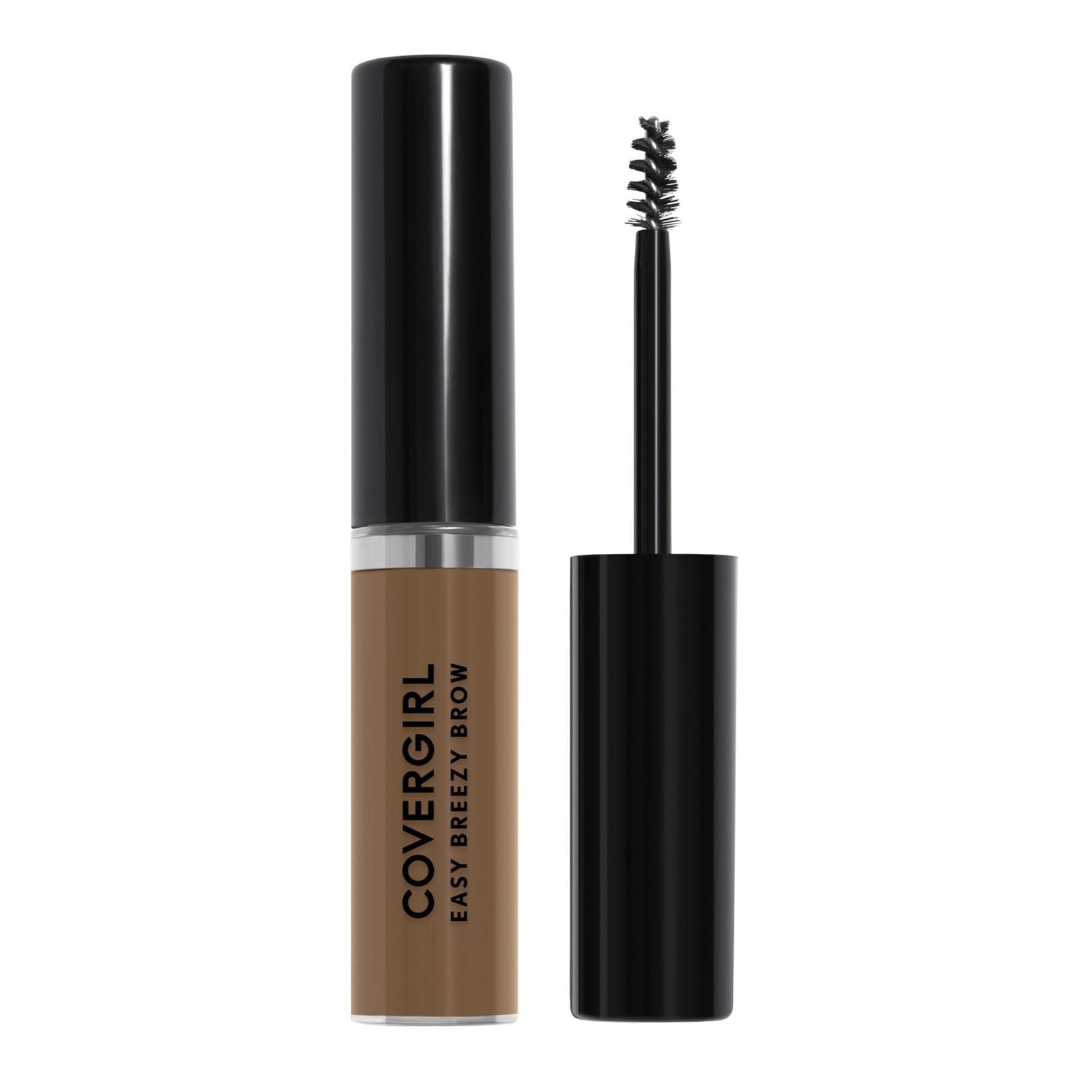 COVERGIRL Easy Breezy Brow Volumizing Gel, Holds Brows for 24 Hours, Infused with Argan Oil & Biotin, 100% Cruelty-Free, Tinted brow gel