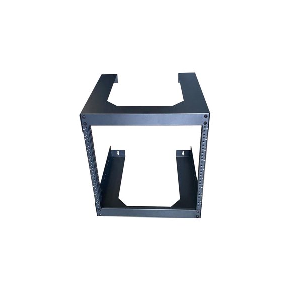4XEM 6U 18" Deep Wall Mount for Switches Black 4XOPENWALL6UD