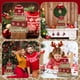 thumbnail image 5 of Juego de suéteres navideños con estampado de líneas para decoración de mesa de madera, 4 unidades, 5 of 7