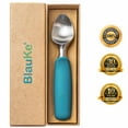 thumbnail image 3 of BlauKe® Stainless Steel Ice Cream Scoop | Professional Ice Cream Scooper with Comfortable Non-Slip Rubber Grip | Heavy Duty Dishwasher Safe Baller Scoop, 3 of 23
