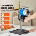 thumbnail image 2 of KFFKFF Fabric Cutter, 750W Rapid Straight Edge Textile Slicing Device, 9.8" Alloy Metal Cutter, Commercial Textile Slicing Equipment with Auto Blade Honing, 2 of 9