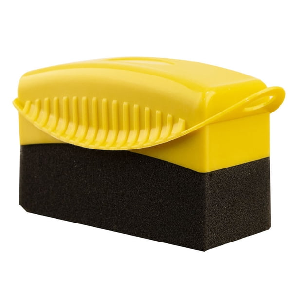Kenally Cepillo para neumáticos de automóviles Cepillos para ruedas Eliminación de polvo Antideslizante Lavador de universal Herramienta de Vehículos, repuestos y accesorios Mis Amarillo Kenally VI015605-01B