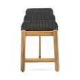 thumbnail image 7 of Klair Outdoor Wicker Bench, Teak Finish, 7 of 7