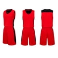 thumbnail image 4 of JAJAHO Boys Athletic Shorts Set Kids Basketball Sleeveless V Neck Tank Tops And Shorts Set 2 Piece Summer Outfits Tracksuit, 4 of 4