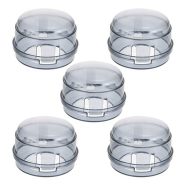 hekezhi Clear Gas Stove Guard for Kids - Set of 5