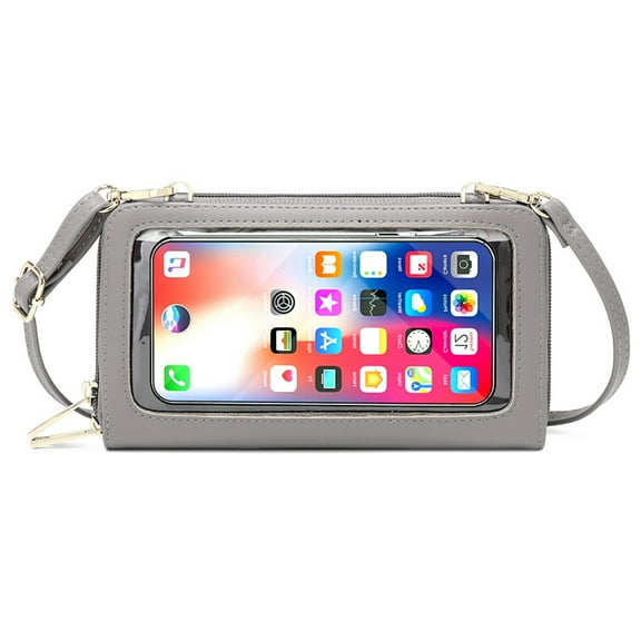 Women Touch Screen Wristlet Handbag, Small Crossbody Bag Phone Wallets Purse