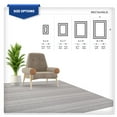 thumbnail image 6 of Beverly Rug Outdoor Area Rug 6' x 9' Patio, Porch, Garden White and Gray, 6 of 8