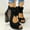 Black, variant on AXXD Black Trendy Sandals for Women 2024 Summer Beach Trendy Chunky Mothers Day
