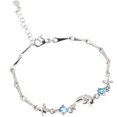 thumbnail image 4 of Pulsera de tobillo con dije de delfín, pulsera de tobillo con cadena, joyería oceánica, 4 of 7