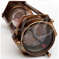 thumbnail image 2 of 5 "reloj de arena de latón decorativo con brújula de latón marítimo antiguo, 2 of 3