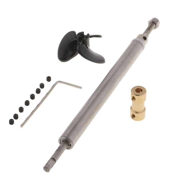 Piezas de Repuesto del Modelo de Barco RC perfke 15 cm eje Acoplador 4 mm Color plata