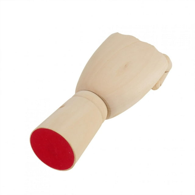 Portable Wooden Hand Model, Perfectly Proportioned Wooden Mannequin Hand, Left/Right Hand For Sketching Drawing
